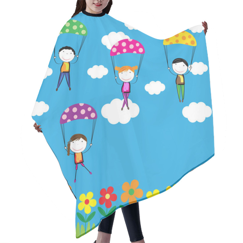 Personality  Happy Kids Hair Cutting Cape