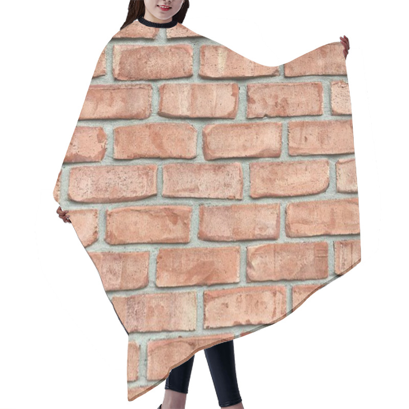 Personality  Texture Of Rustic Red Bricks On A Wall, Showcasing Unique Imperfections. Hair Cutting Cape