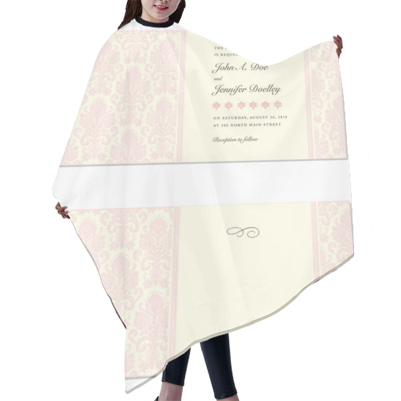 Personality  Vector Pastel Frame Set Hair Cutting Cape