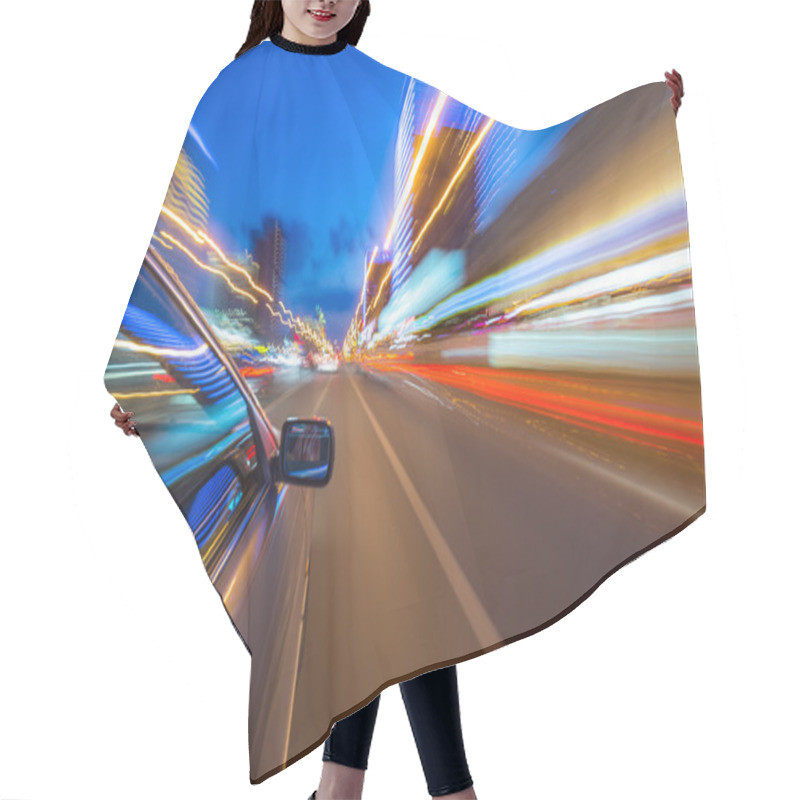 Personality  Night City Drive By Car Hair Cutting Cape