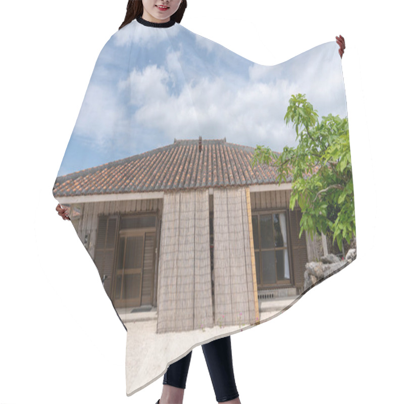 Personality  taketomi island in okinawa hair cutting cape