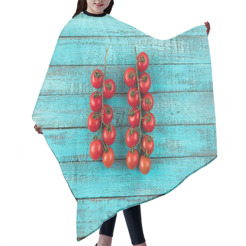 Personality  Fresh Cherry Tomatoes  Hair Cutting Cape