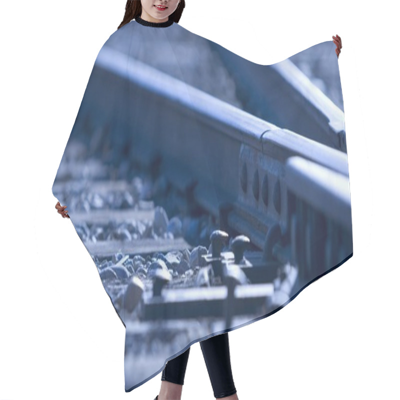 Personality  Railway Tracks Hair Cutting Cape