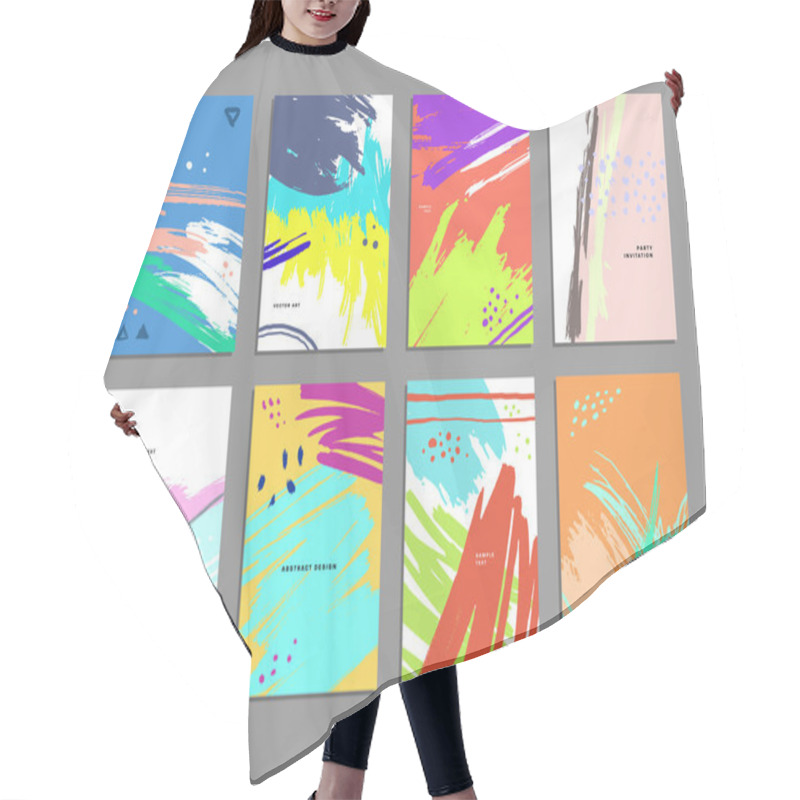 Personality  Artistic Creative Templates Hair Cutting Cape