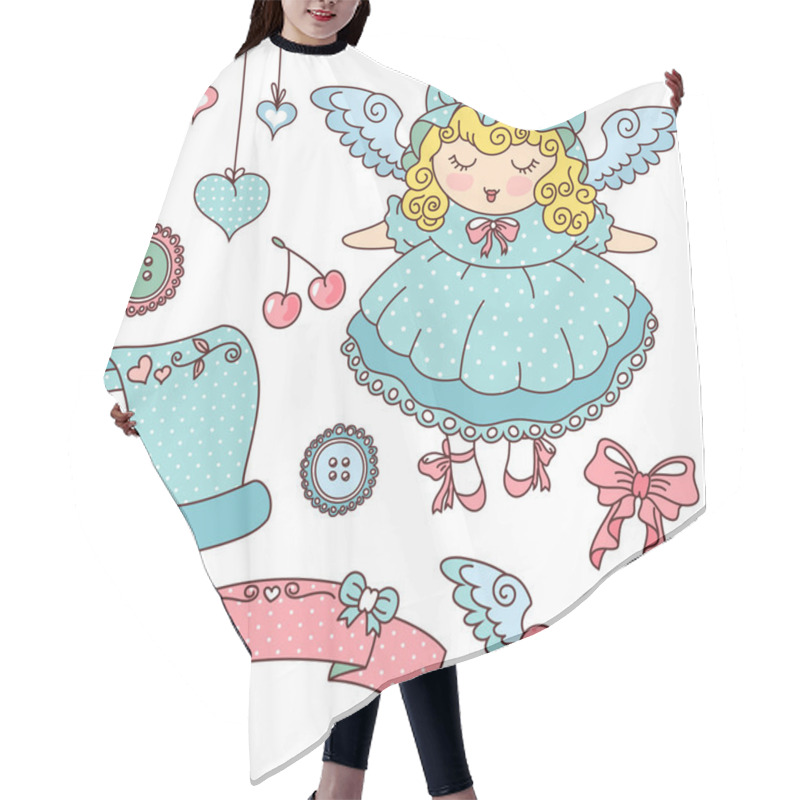 Personality  Angel And Cute Things Hair Cutting Cape