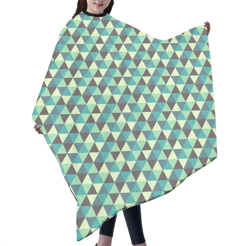 Personality  Abstract Mosaic Seamless Pattern Hair Cutting Cape