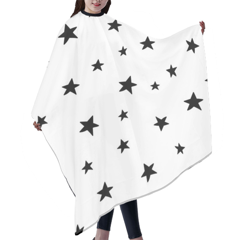 Personality  Modern Beauty Geometric Star Kids Pattern Of Space Hair Cutting Cape