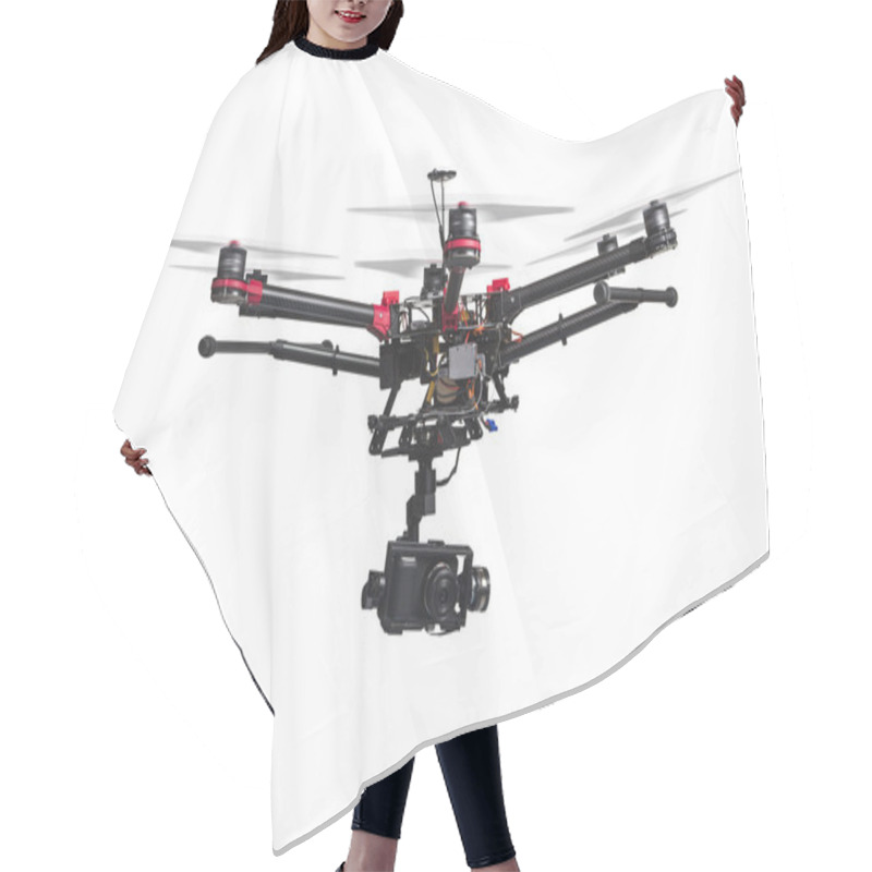 Personality  Flying Drone With A Camera Hair Cutting Cape