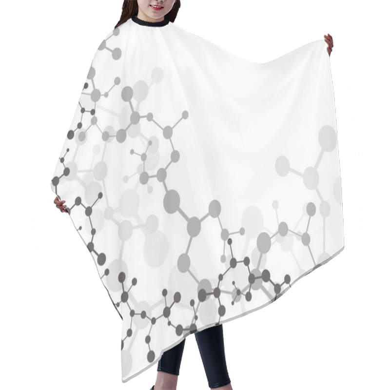 Personality  Molecule Background Hair Cutting Cape