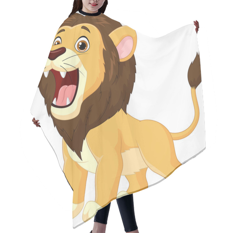 Personality  Lion Roaring Hair Cutting Cape