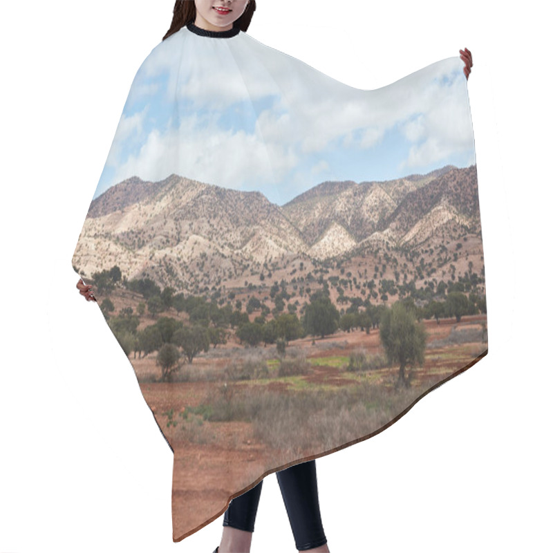 Personality  Desert Landscape,  Atlas Mountains, Morocco Hair Cutting Cape