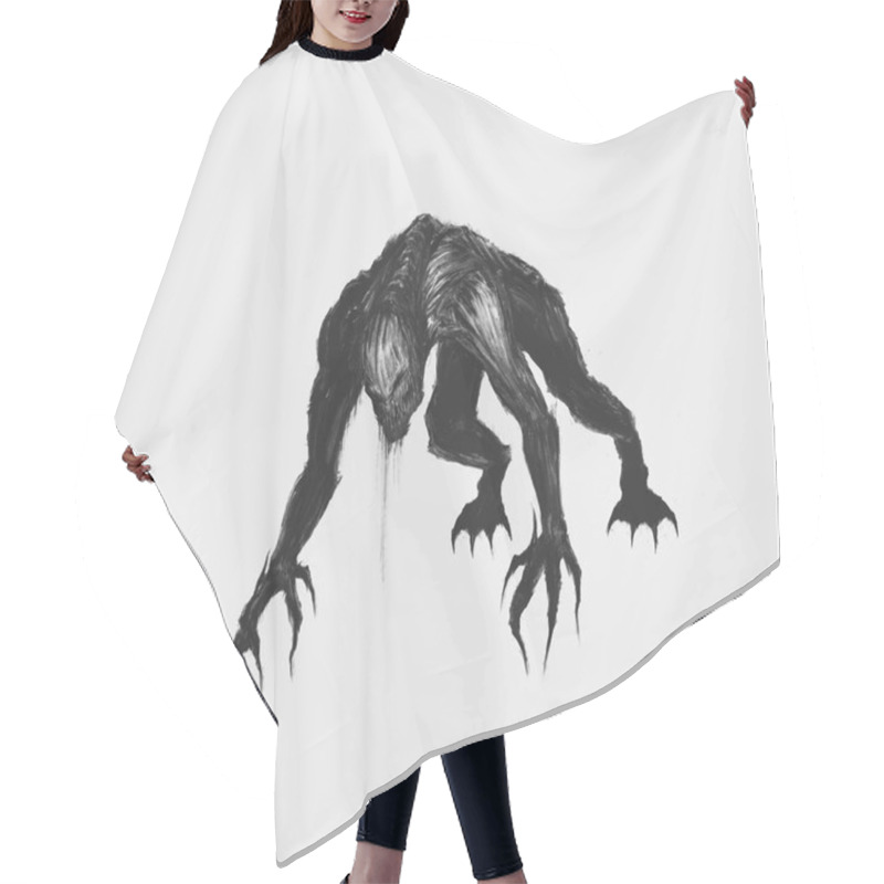 Personality  Dark Fantasy Character Concept, Zombie  Hair Cutting Cape