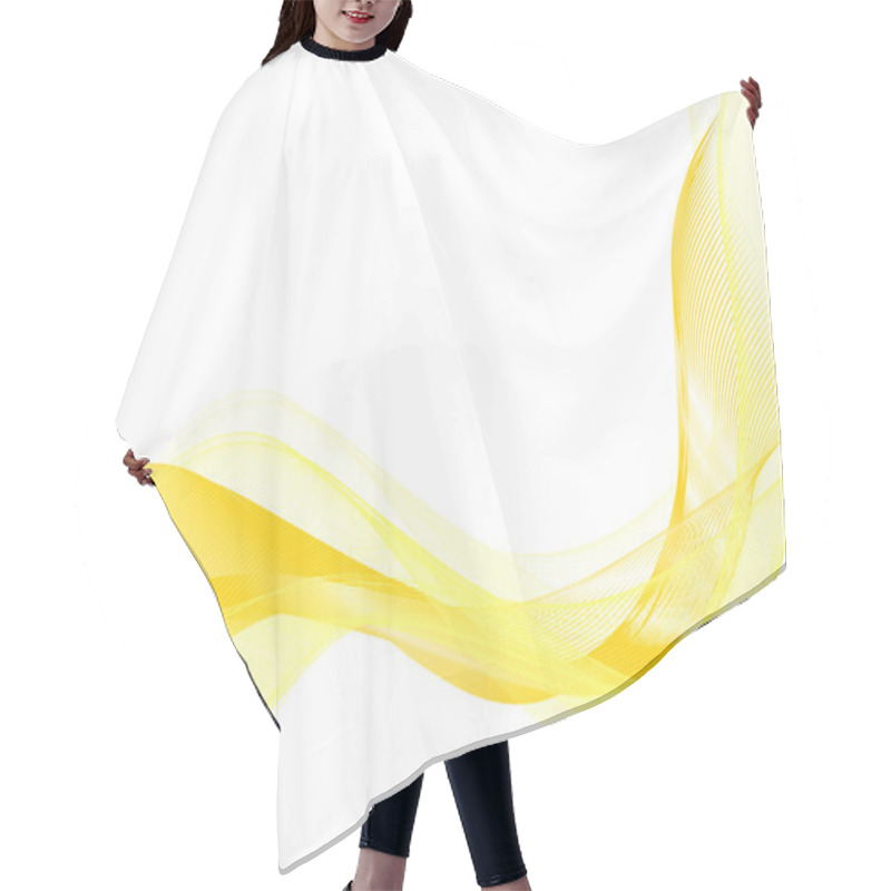 Personality  Background With Abstract Smooth Lines Hair Cutting Cape