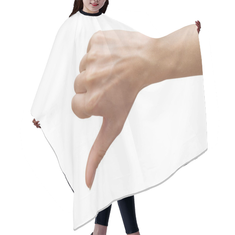 Personality  Thumbs Down Hair Cutting Cape