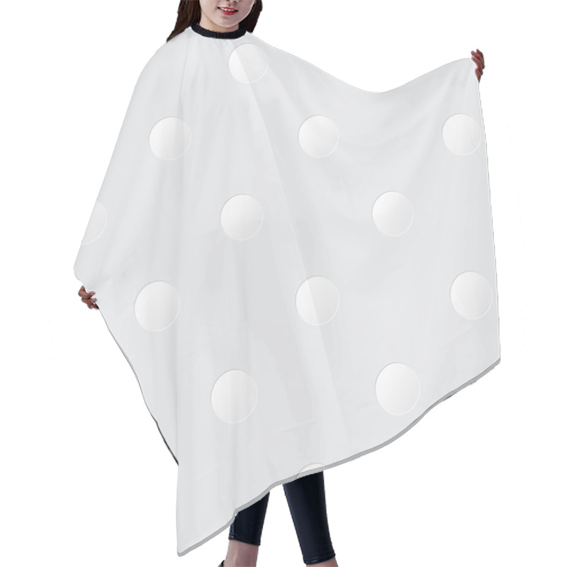 Personality  Polka Dots Background Hair Cutting Cape