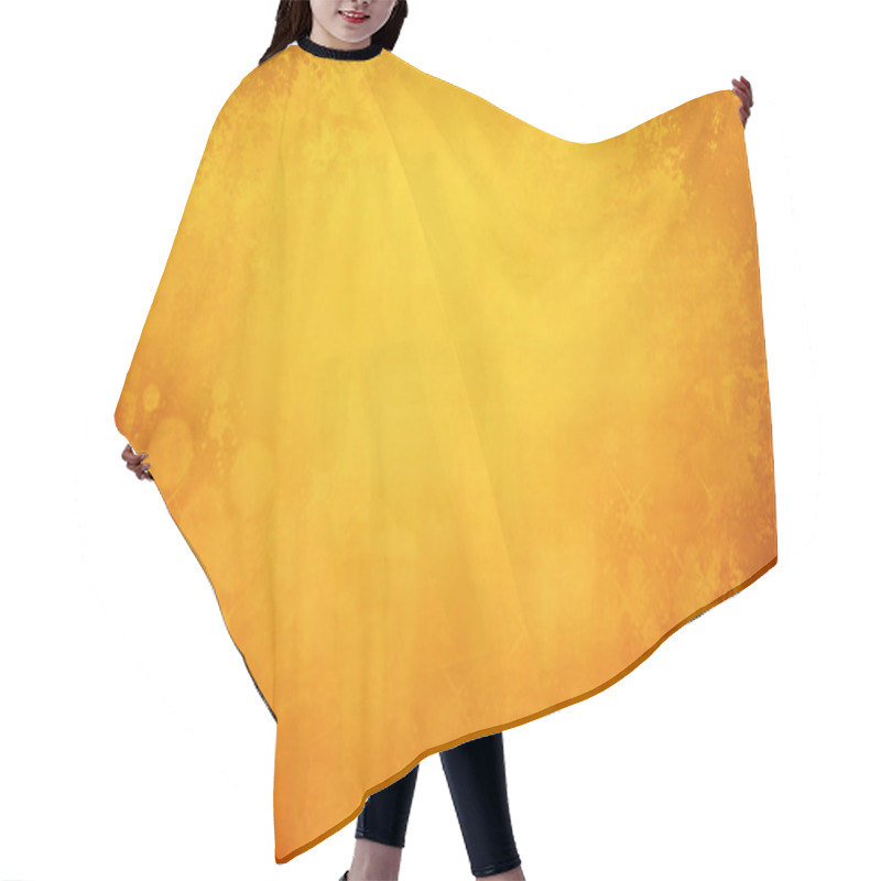 Personality  Orange Abstract Background Hair Cutting Cape