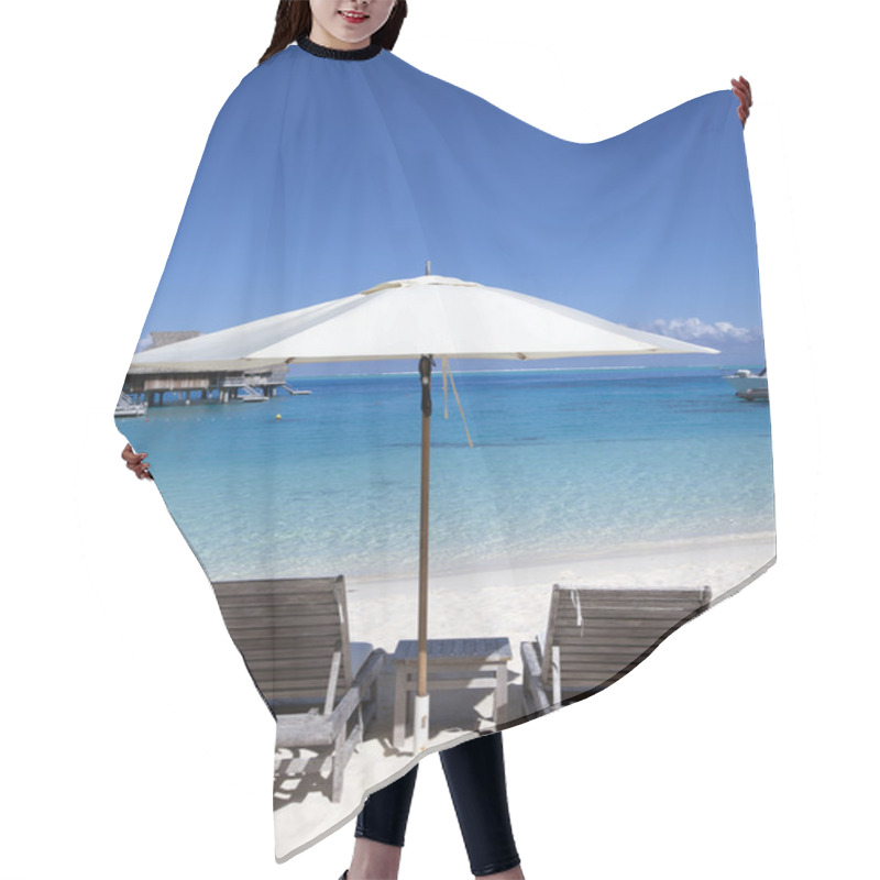 Personality  Sun Protection Umbrellas, Beach, Sea. Hair Cutting Cape