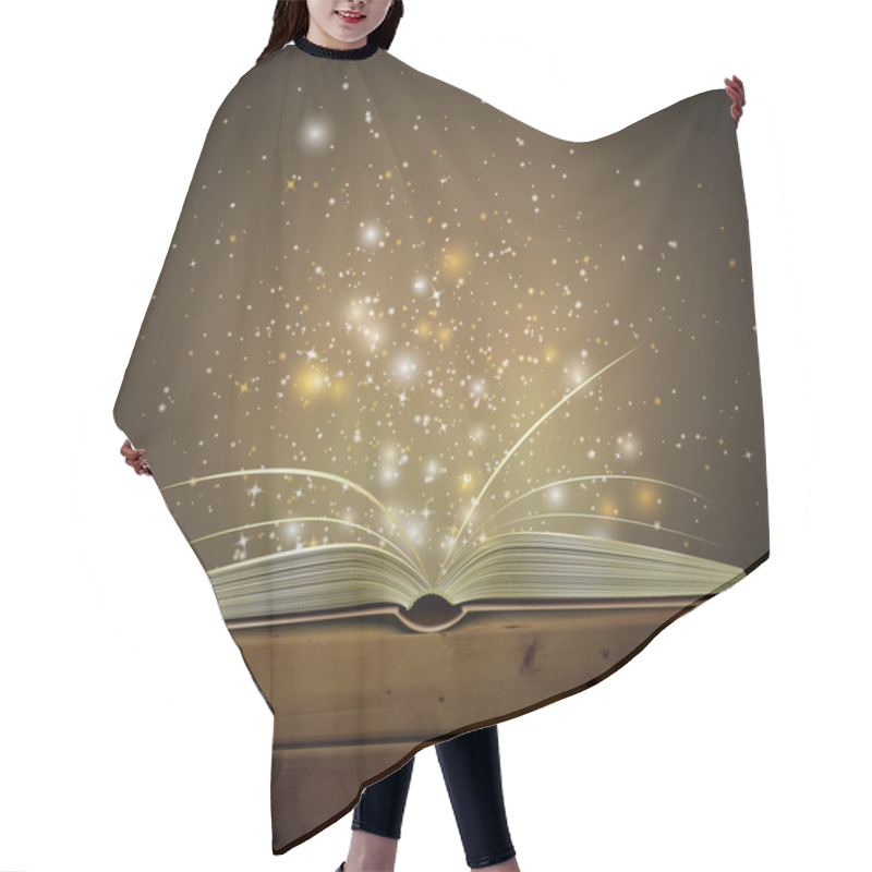 Personality  Magic Book Hair Cutting Cape