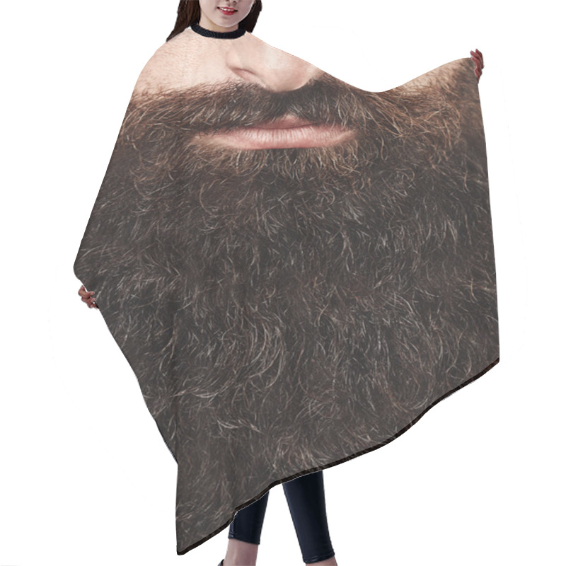 Personality  Long Beard And Mustache Man Hair Cutting Cape