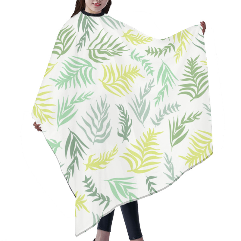 Personality  Palm Leaves Pattern Hair Cutting Cape