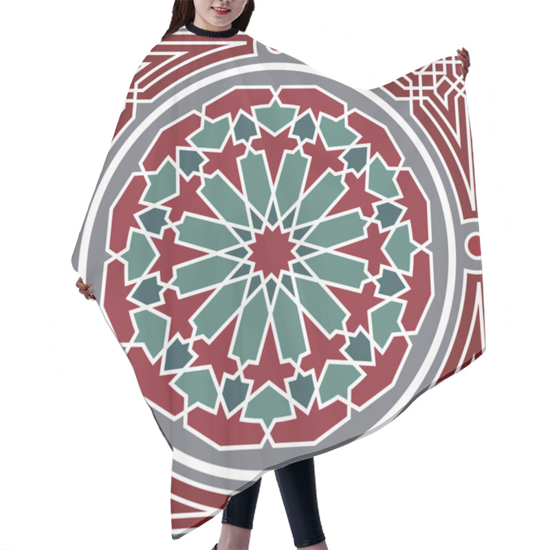 Personality  Arabesque Seamless Pattern Hair Cutting Cape