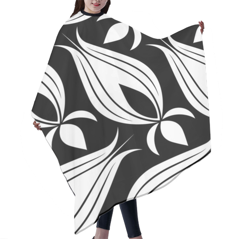 Personality  Ottoman Tulip Seamsless Pattern Hair Cutting Cape