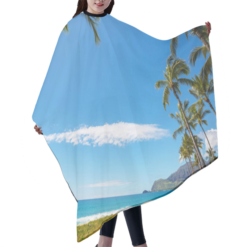 Personality  Amazing Hawaiian Beach Nature Landscape  Hair Cutting Cape