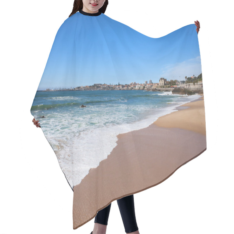 Personality  Estoril Beach In Portugal Hair Cutting Cape