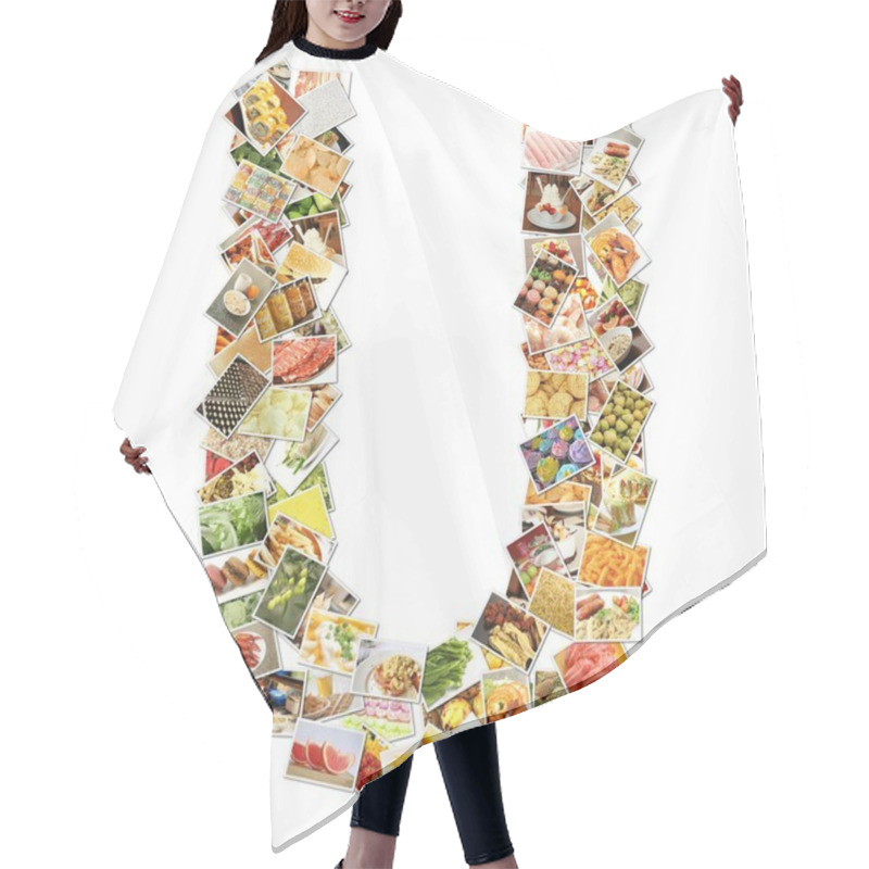 Personality  Letter U Hair Cutting Cape