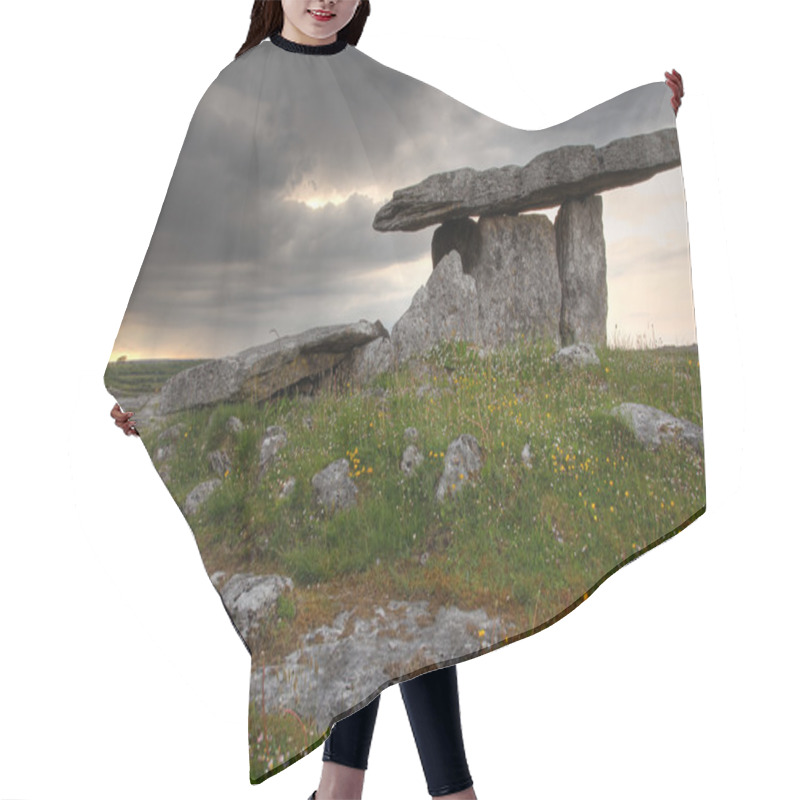 Personality  Poulnabrone Dolmen Hair Cutting Cape