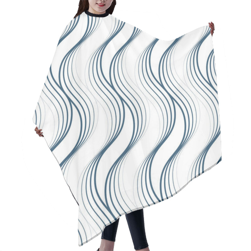 Personality  Graphic Geometric Wrapping Pape Hair Cutting Cape