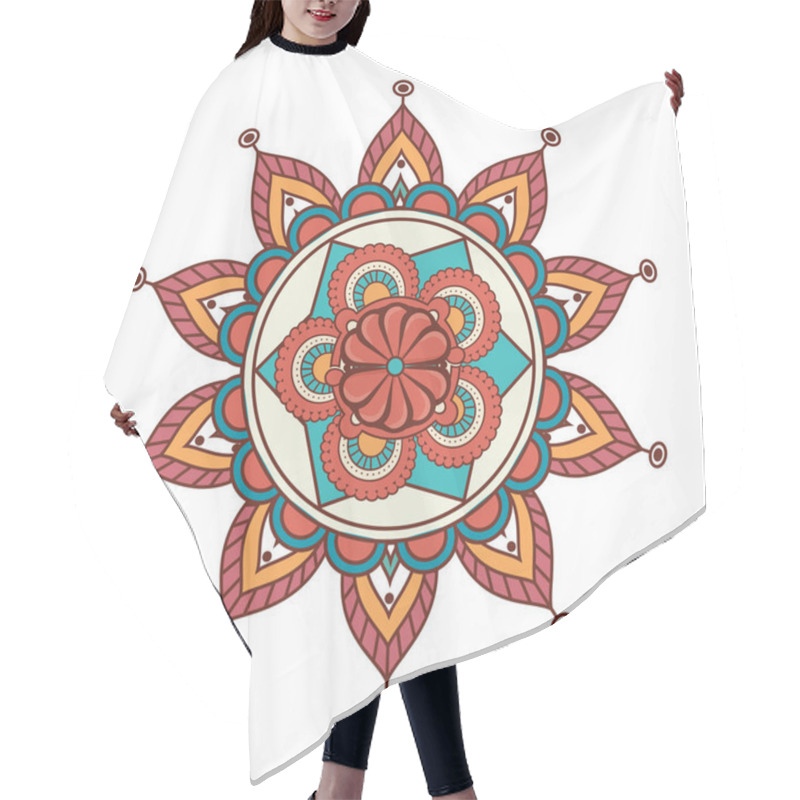 Personality  Mandala Art Decorative Icon Hair Cutting Cape