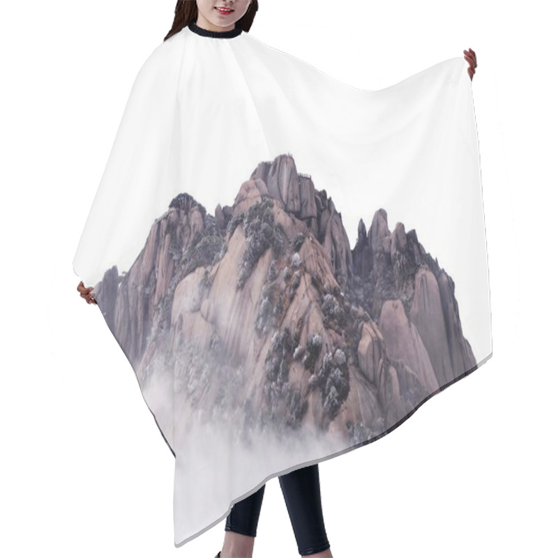 Personality  Rocky Mountains In The Morning Fogs Hair Cutting Cape