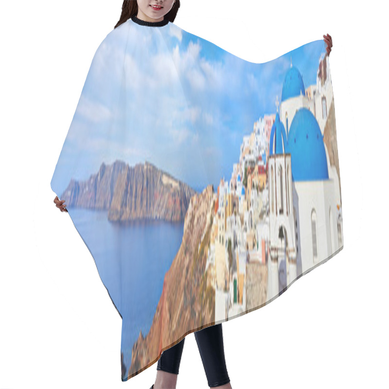 Personality  Santorini Oia Hair Cutting Cape