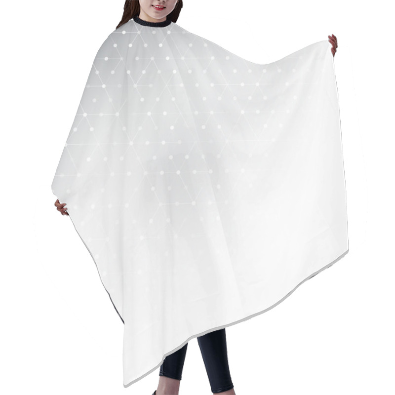 Personality  Vector Backgrond Lines  Hair Cutting Cape