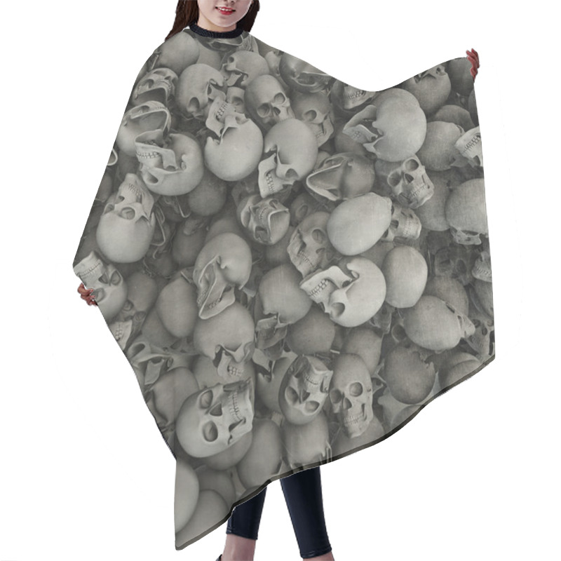 Personality  Skulls Background Hair Cutting Cape