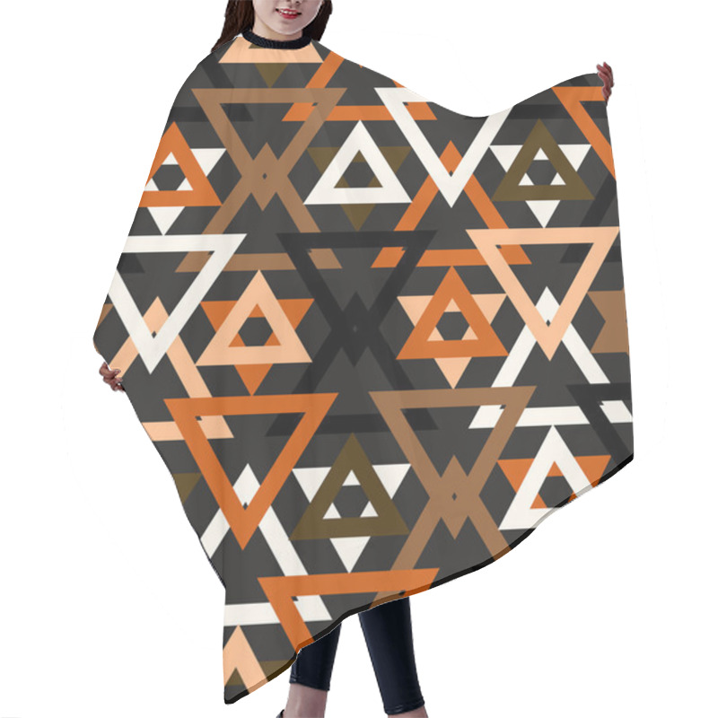 Personality  Abstract Geometric Vector Pattern Hair Cutting Cape