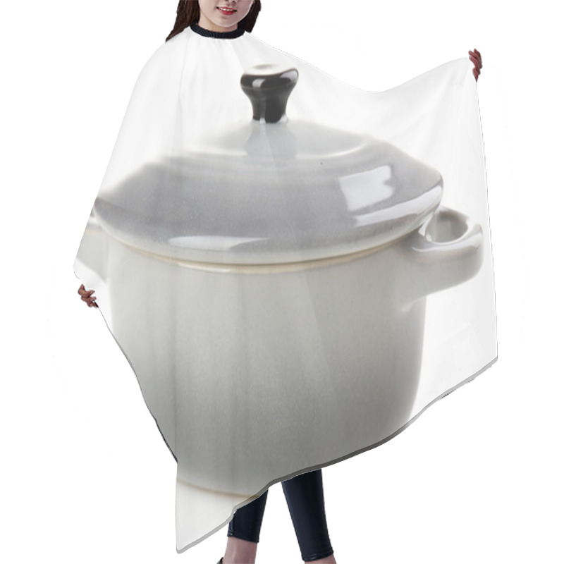 Personality  Ceramic Soup Tureen Hair Cutting Cape