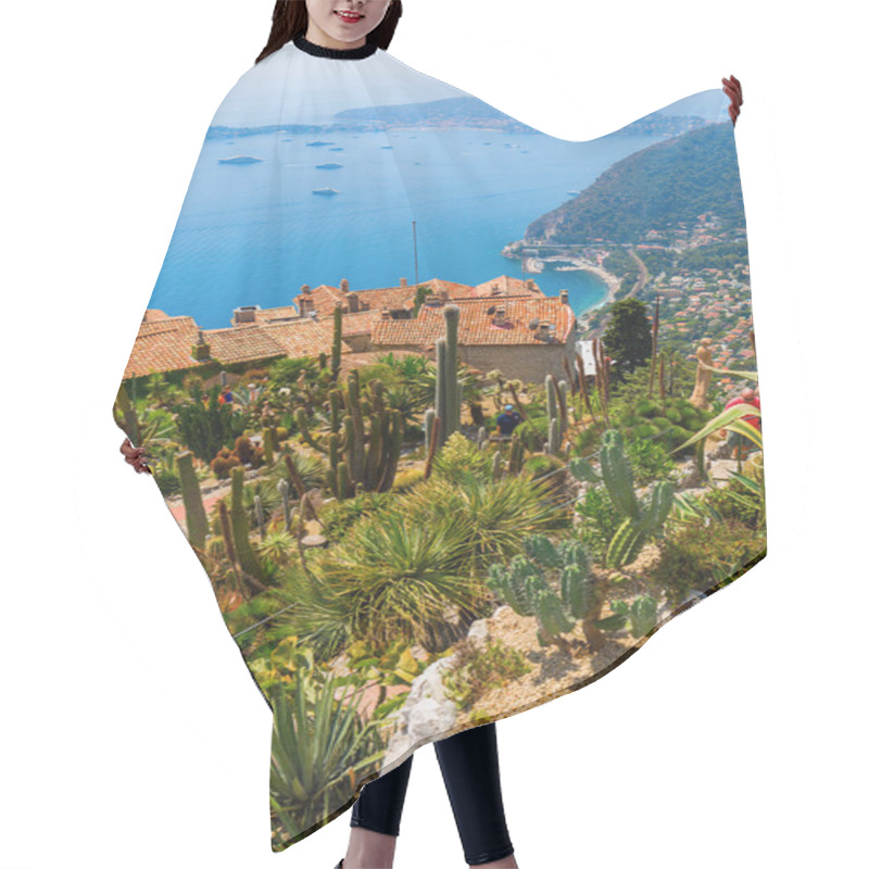 Personality  View From The Exotique Garden In Eze On Cote DAzur Hair Cutting Cape