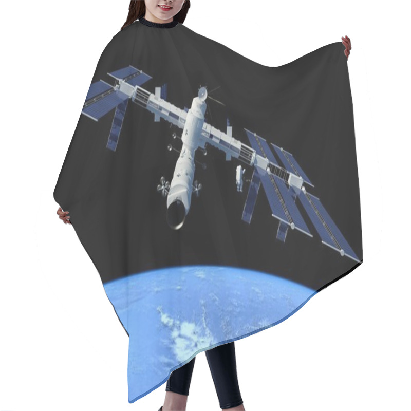 Personality  Space Station Hair Cutting Cape