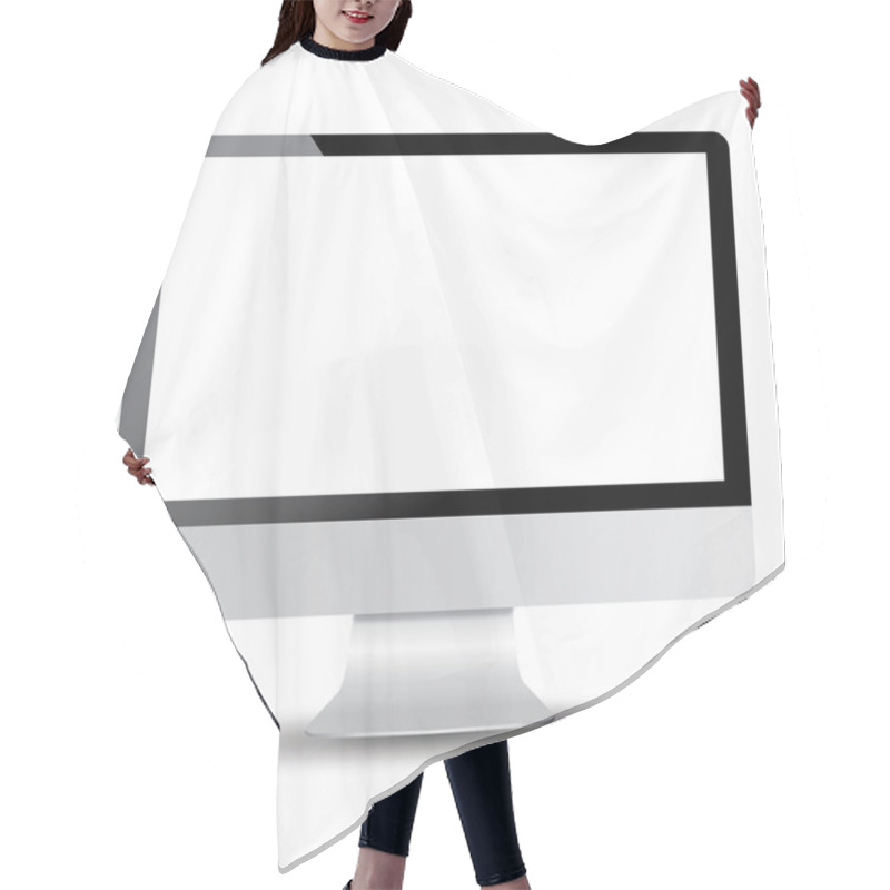 Personality  Empty Computer Display Hair Cutting Cape