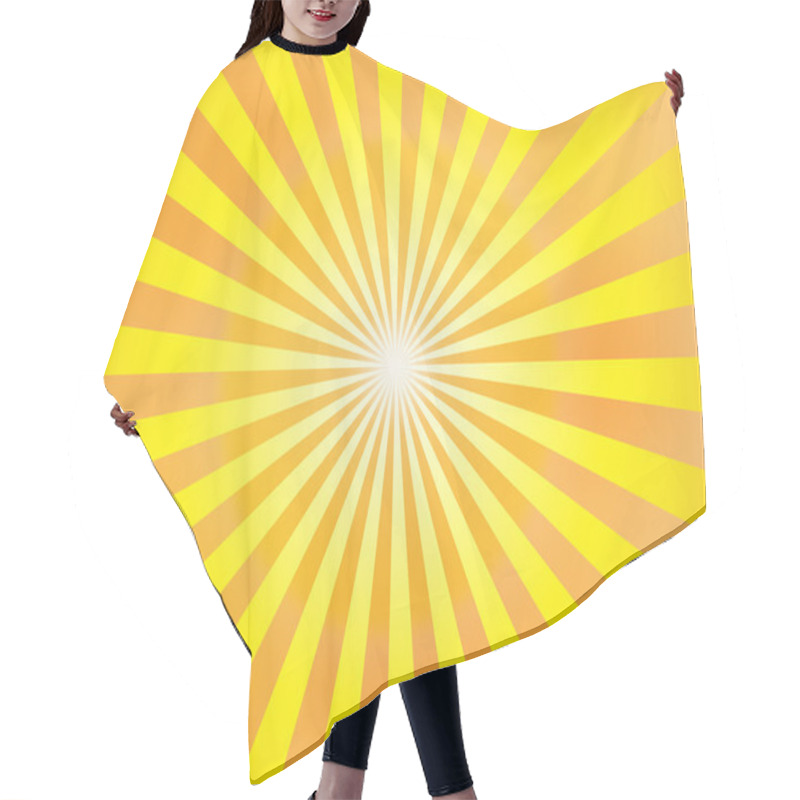 Personality  Sunburst Vector Hair Cutting Cape