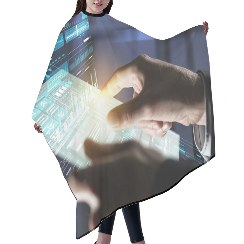 Personality  Using Modern Technologies Hair Cutting Cape