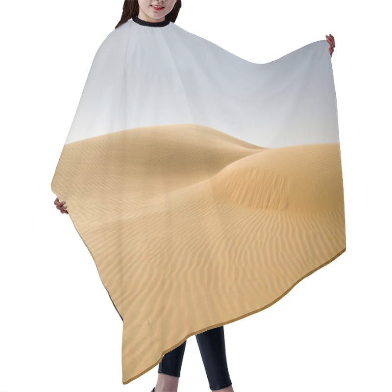 Personality  Sand Dunes, Weaves Of Dust In A Beautiful Desert Hair Cutting Cape