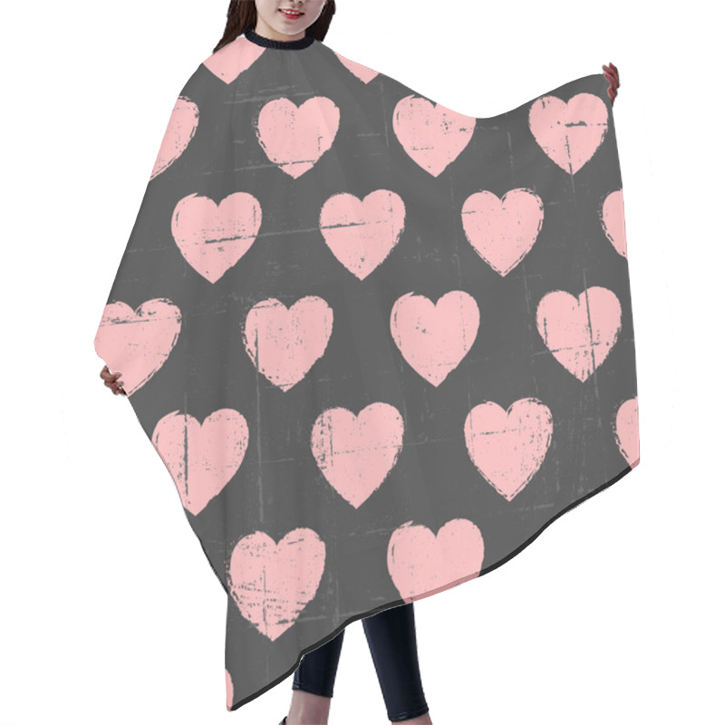 Personality  Chalkboard Hearts Pattern Hair Cutting Cape