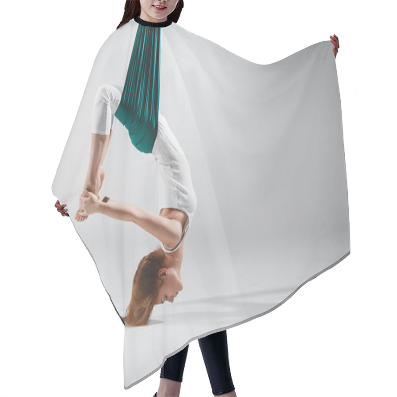 Personality  Antigravity Yoga - Stock Image Hair Cutting Cape