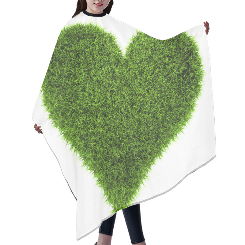 Personality  Grass Heart Hair Cutting Cape