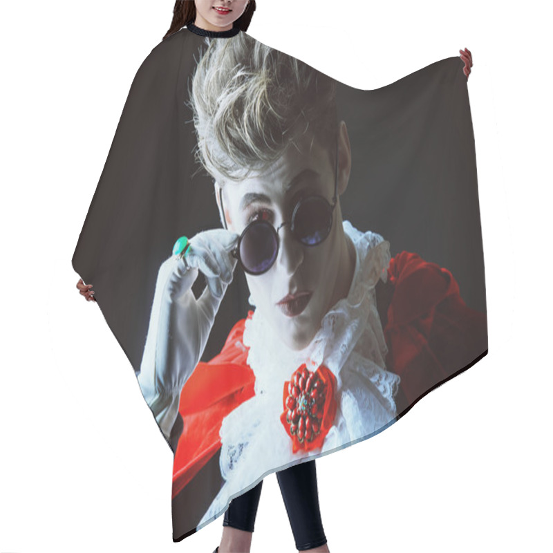 Personality  Evil Fashion Dracula Costume Hair Cutting Cape