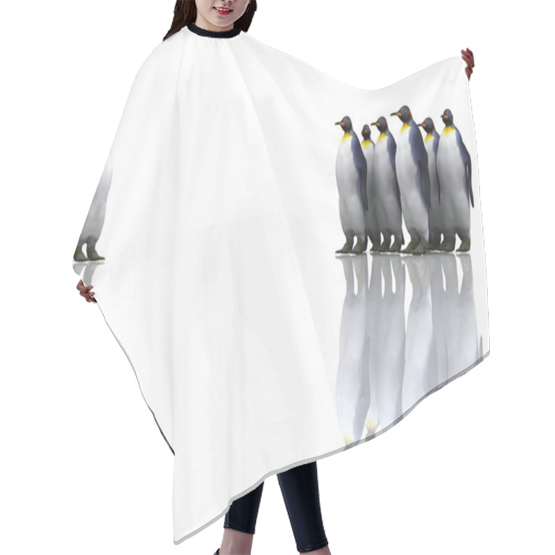 Personality  Penguins Hair Cutting Cape