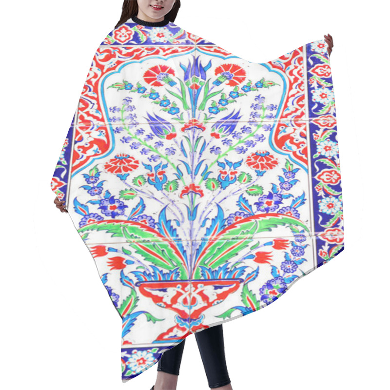 Personality  Traditional Turkish Floral Ornament On Tiles Hair Cutting Cape